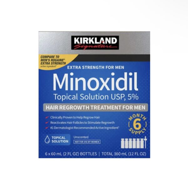 ORIGINAL Kirkland Minoxidil 5% , 6 Months Supply. USA F7