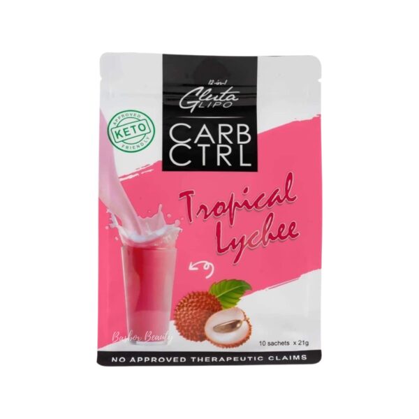 Gluta Lipo Carb Control Tropical Lychee, 10 Sachets