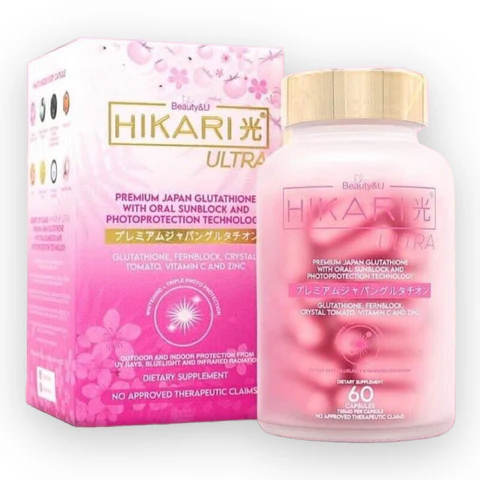 Beauty & U, HIKARI ULTRA Glutathione, 60 capsules