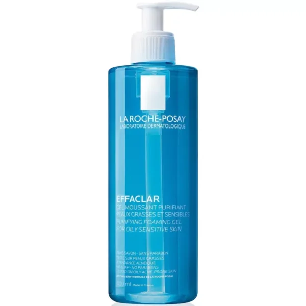 La Roche-Posay Effaclar Purifying Foaming Gel Cleanser for Oily Skin, 400ml