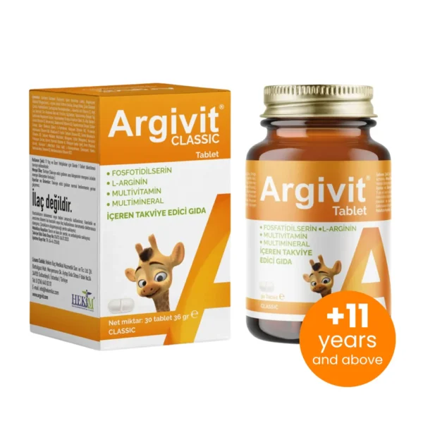 Argivit Classic 30 Tablets, +11 Years Old Copy