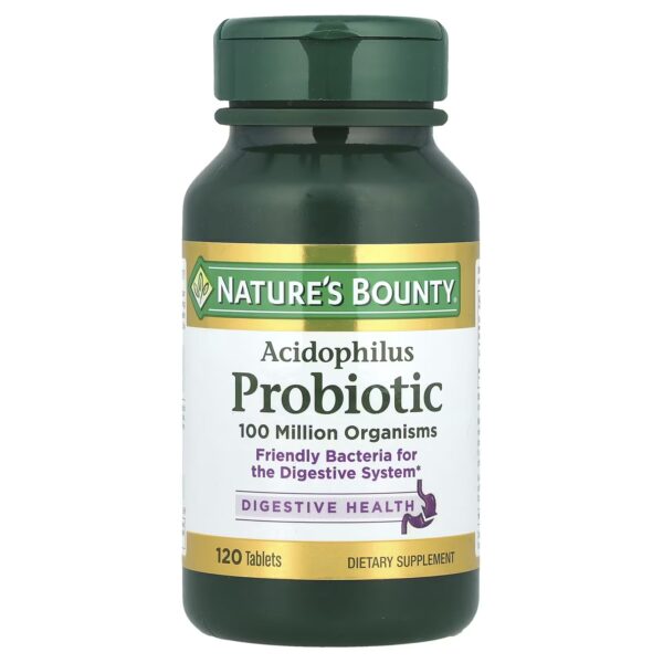 Nature's Bounty Acidophilus Probiotic, 120 Tablets