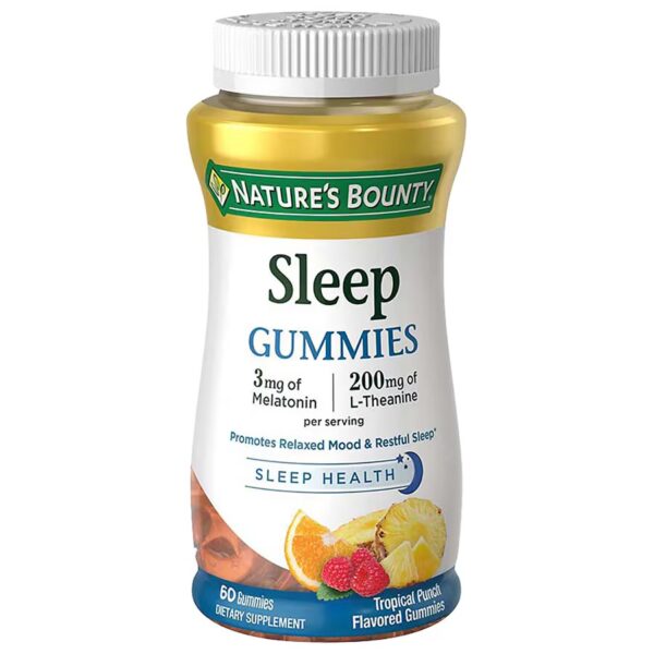 Nature’s Bounty Sleep Complex 3 mg Melatonin, 60 Gummies