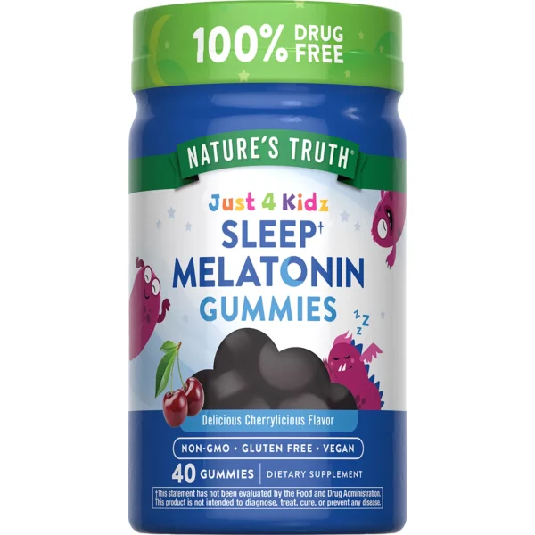 Nature’s Truth Kids Melatonin Gummy, 40 Count