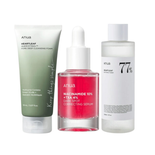 Anua Glow Kit – 3-Step Pore Care + Soothing Routine