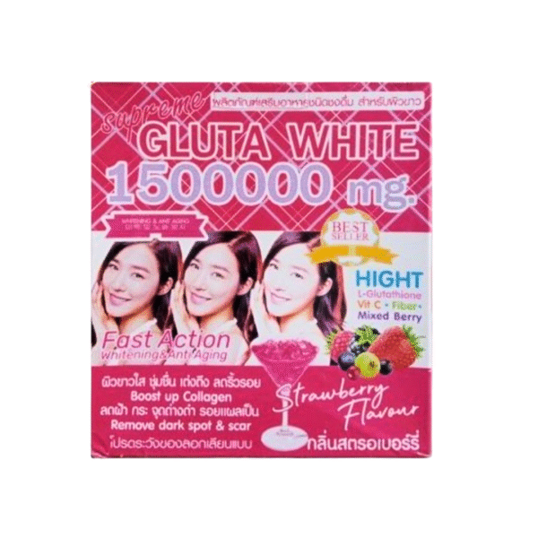 Gluta White Powder 1500000mg, 15g X 10 Sachets