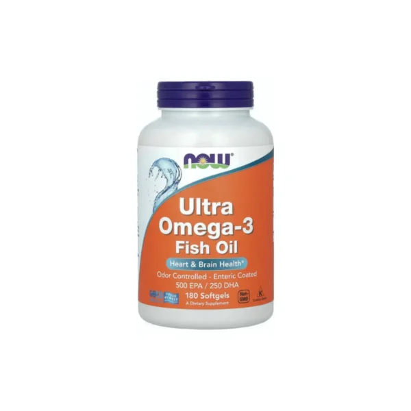 NOW Foods Ultra Omega-3 Fish Oil 180 Softgels