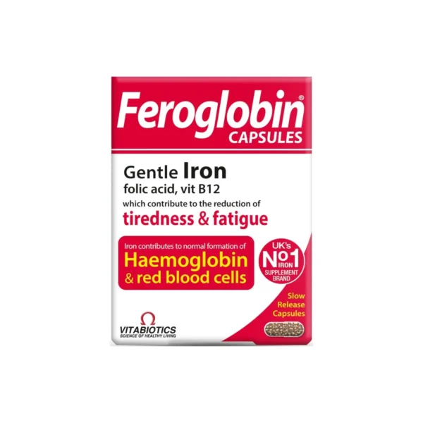 Vitabiotics Feroglobin B12, 30 Capsules