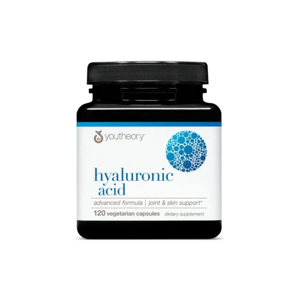 Youtheory Hyaluronic Acid Advanced Formula, 120 Vegetarian Capsules
