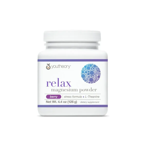 Youtheory Relax Magnesium Powder, 126g
