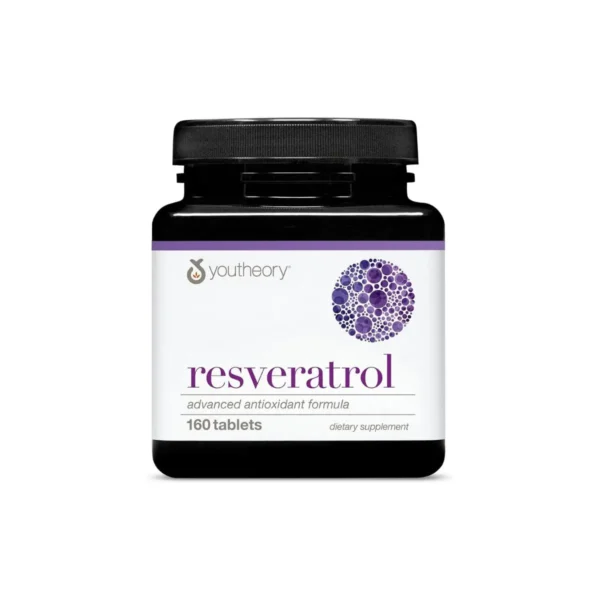 Youtheory Resveratrol Advanced Antioxidant Formula, 160 Tablets