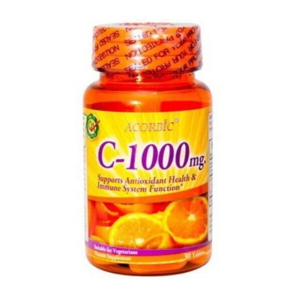 ACORBIC Vitamin C 1000 mg, 30 tablets