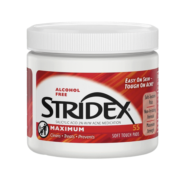 Stridex Strength Medicated Pads, 55 Count