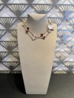 CLOVER 20 MOTIFS LASER CARNELIAN NECKLACE - Image 6