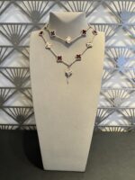 CLOVER 20 MOTIFS LASER CARNELIAN NECKLACE - Image 8