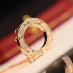 LOVE NECKLACE ADJUSTABLE ROSE GOLD - Image 4