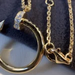 JUSTE NECKLACE PINK GOLD - Image 5