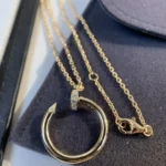 JUSTE NECKLACE PINK GOLD - Image 4