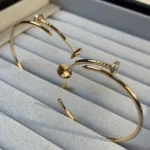 JUSTE EARRINGS GOLD DIAMONDS 1.8MM - Image 3