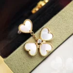 CLOVER SWEET WHITE MOP EARRINGS - Image 4