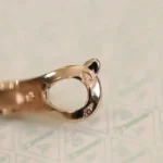 CLOVER MEDIUM 1 MOTIFS FUll DIAMOND EARRINGS - Image 5