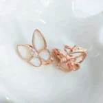 BUTTERFLY MOP DIAMOND EARRINGS - Image 4