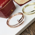 JUSTE BRACELET 3.5MM DOUBLE ROW DIAMOND - Pink Gold