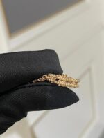 CLOVER 15MM DIAMOND RHODONITE NECKLACE - Image 8