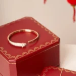 PANTHERE ROSE GOLD DIAMOND OPEN BRACELET - Image 4