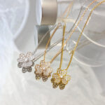 FLOWER DIAMOND NECKLACE - Image 7