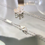 FLOWER DIAMOND NECKLACE - Image 6