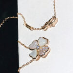 CLOVER MOP DIAMOND ROSE GOLD NECKLACE - Image 7