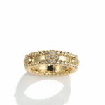 PERLEE GOLD DIAMOND RING - Image 4
