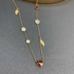 LUCKY SPRING 15 MOTIFS GOLD NECKLACE - Image 2