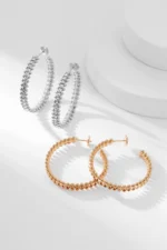 CLASH HOOP EARRINGS - Image 4