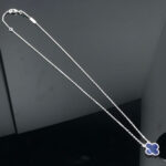 CLOVER PIETERSITE SILVER LONG NECKLACE - Image 2