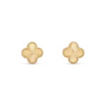 CLOVER MINI 9.5MM LASER EARRINGS