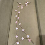 CLOVER 20 MOTIFS PINK MOP NECKLACE - Image 4