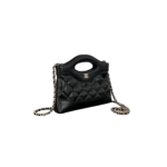 Chan.el | 31 Black LambSkin Bag - Image 3