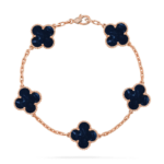 CLOVER 5 MOTIF PIETERSITE BRACELET COLLECTION - Rose