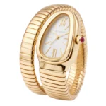 Bvl.gari Watch | Serpenti Tubogas Golden Bracelet - Image 2