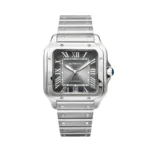 Car.tier Watch | Santos de Car.tier silver & Graduated Green Dial