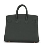 Her.mes | Birkin 25 Vert Fonce Togo - Image 5