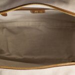 M.iu M.iu |  Beau canvas and leather bag Beige/brandy - Image 2