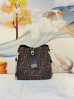 Fe.ndi Bag | Boston 365 Medium Brown Black - Image 4