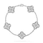 CLOVER 5 MOTIF FULL DIAMOND BRACELET COLLECTION - Image 3