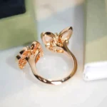 TWIN BUTTERFLY DIAMOND MOP RING - Image 4