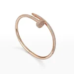 JUSTE BRACELET 3.5MM ALL DIAMONDS - Rose Gold, 16