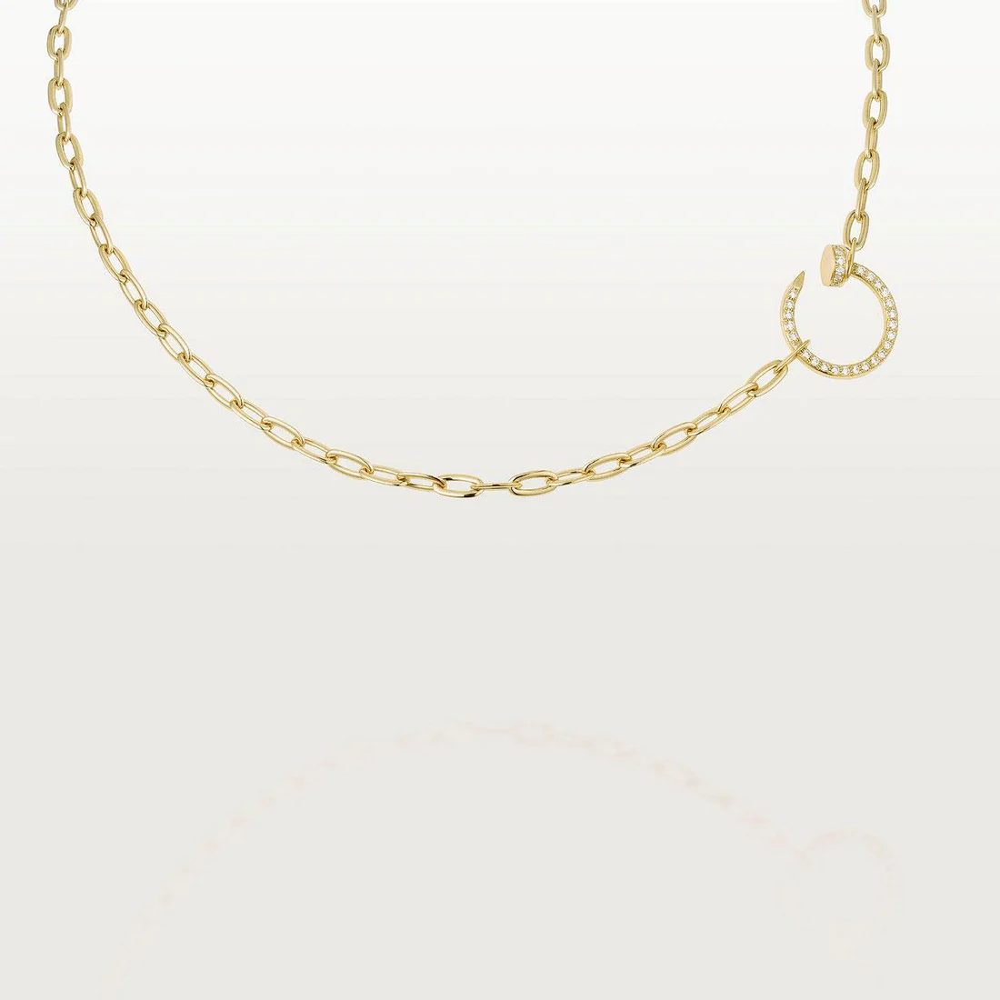 Cartier-Juste-un-Clou-Chain-Necklace-Yellow-Gold-Ref.-N7413500_29192b3c-8e43-4c94-aa43-e6d7867dd4de JUSTE NECKLACE DIAMONDS - Image 1