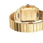 Car.tier Watch | Santos de Car.tier Gold-Tone Black Dial - Image 2